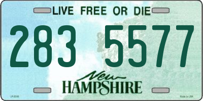 NH license plate 2835577