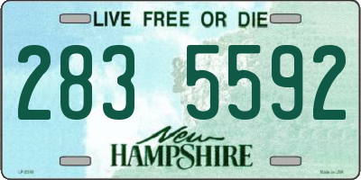 NH license plate 2835592