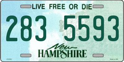 NH license plate 2835593