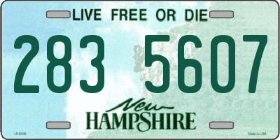 NH license plate 2835607
