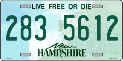 NH license plate 2835612