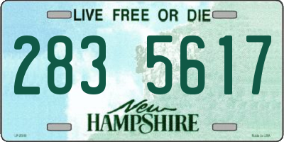 NH license plate 2835617