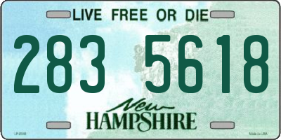 NH license plate 2835618