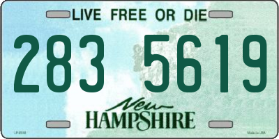 NH license plate 2835619