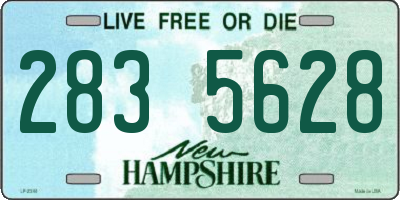 NH license plate 2835628