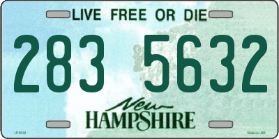 NH license plate 2835632