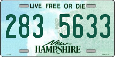NH license plate 2835633