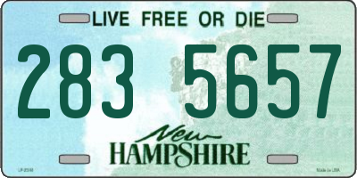 NH license plate 2835657