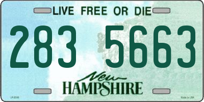 NH license plate 2835663