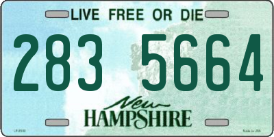 NH license plate 2835664