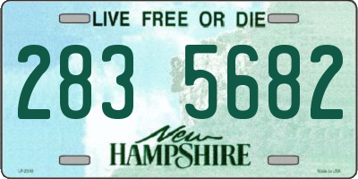 NH license plate 2835682