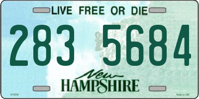 NH license plate 2835684