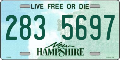 NH license plate 2835697