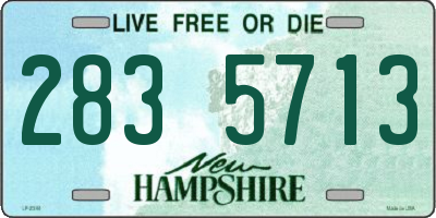 NH license plate 2835713
