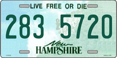 NH license plate 2835720