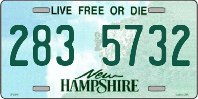 NH license plate 2835732