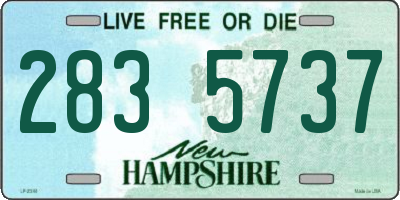 NH license plate 2835737