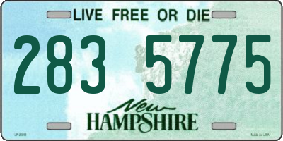 NH license plate 2835775