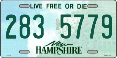 NH license plate 2835779