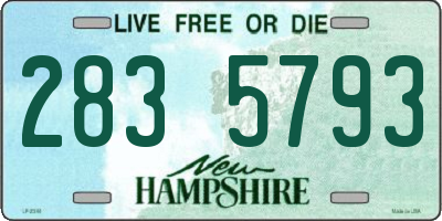NH license plate 2835793