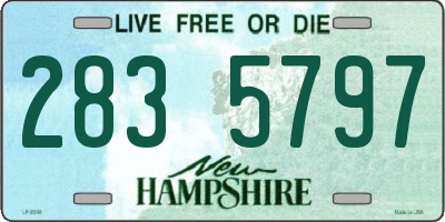 NH license plate 2835797