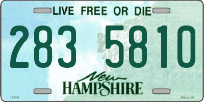 NH license plate 2835810