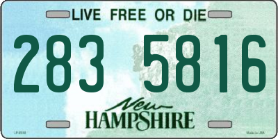 NH license plate 2835816