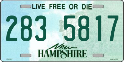 NH license plate 2835817