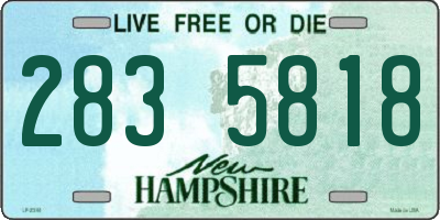 NH license plate 2835818