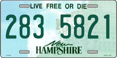 NH license plate 2835821
