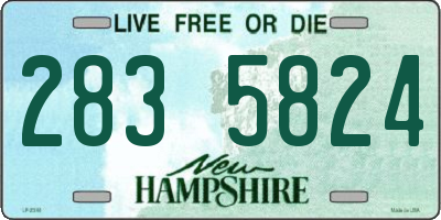 NH license plate 2835824