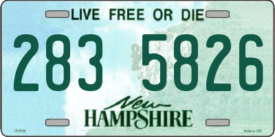 NH license plate 2835826