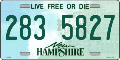 NH license plate 2835827