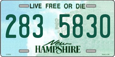 NH license plate 2835830