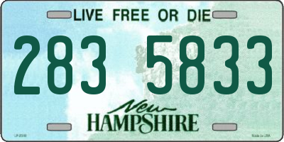 NH license plate 2835833