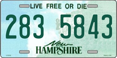 NH license plate 2835843