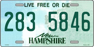 NH license plate 2835846