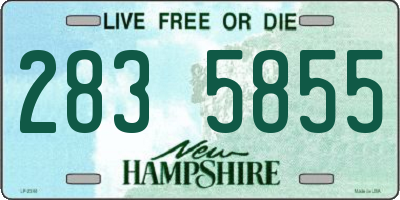 NH license plate 2835855