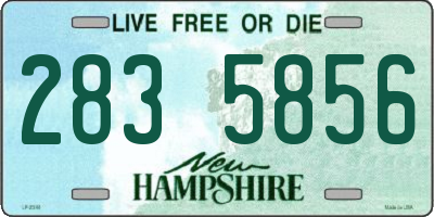NH license plate 2835856