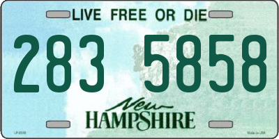 NH license plate 2835858