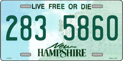 NH license plate 2835860