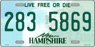NH license plate 2835869