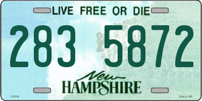 NH license plate 2835872
