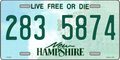 NH license plate 2835874