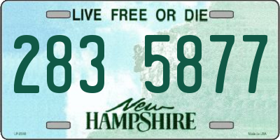 NH license plate 2835877