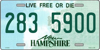 NH license plate 2835900