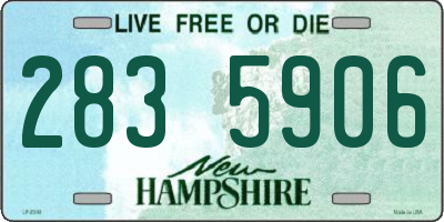 NH license plate 2835906