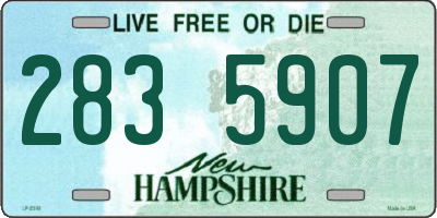 NH license plate 2835907