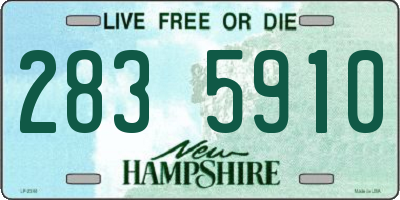 NH license plate 2835910
