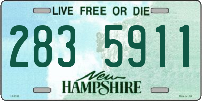 NH license plate 2835911